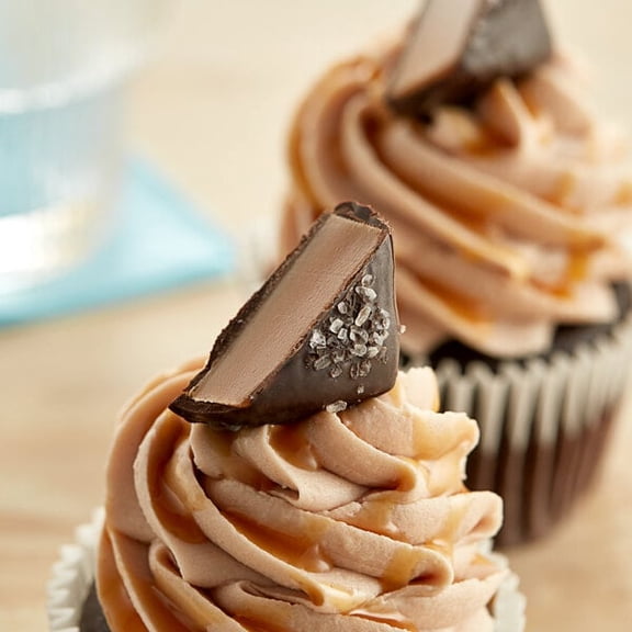 Albanese Dark Chocolate Covered Sea Salt Caramels 5 lb. - 2/Case