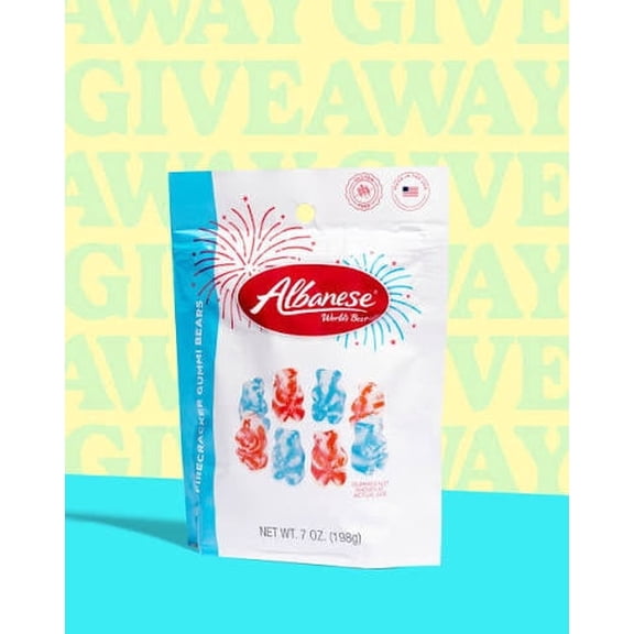 Albanese Firecracker Gummy Bears 7oz