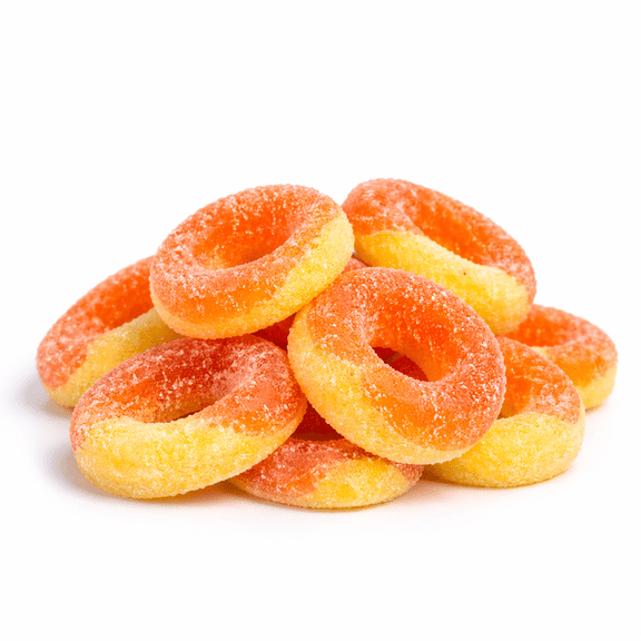 Albanese Gummi - Peach Rings - 4.5 lb