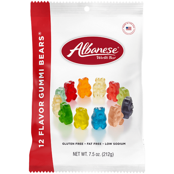 Albanese Gummy Bears 12 Flavor 36 oz (Pack Of 4)