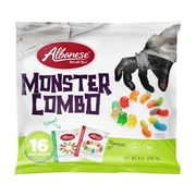 Albanese Halloween Monster Combo Sweet & Sour Gummi Bears, 16 Mini Packs