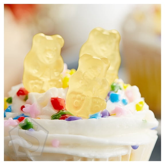 Albanese Pineapple Gummi Bears 5 lb. - 4/Case