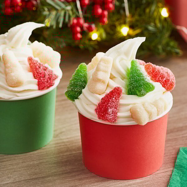 Albanese Sour Gummi Snowmen and Trees 4.5 lb.