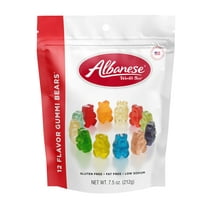 Albanese World’s Best 12 Flavor Gummi Bears, 7.5oz Regular Size Summer Treats