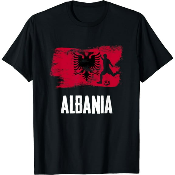 Albania Flag Jersey Albanian Soccer Team, Albanian T-Shirt mens t hirt men，black，women，misfits，journey ，boys