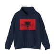 thumbnail image 1 of Albania Flag Pride Hoodie, Gifts, Hooded Sweatshirt, 1 of 4