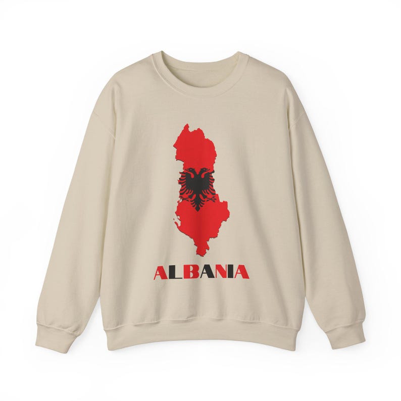 Albania Flag Sweatshirt Map of - Albania Flag Sweatshirt Map Of Albania Sweatshirt Cute Albania Shirt Albanian Flag Shirt Albania Crewneck Albania Travel Gift 5cad5b11 B64c 4b30 8382 A074dbc5f539.c87a1bc08a6e7ea304cc0e674268948b 