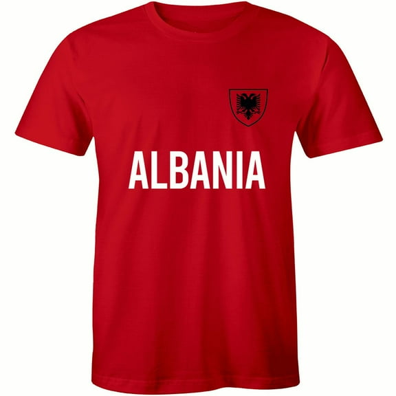 Albania Home - Find Your Own Country Albanian Flag Men's T-Shirt