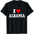 thumbnail image 1 of Albania - I Heart Albania - I Love Albania T-Shirt, 1 of 4