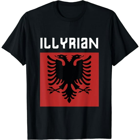 Albania Illyria, Flag T-Shirt mens t iahirt men,black,women,misfits,journey ,boys