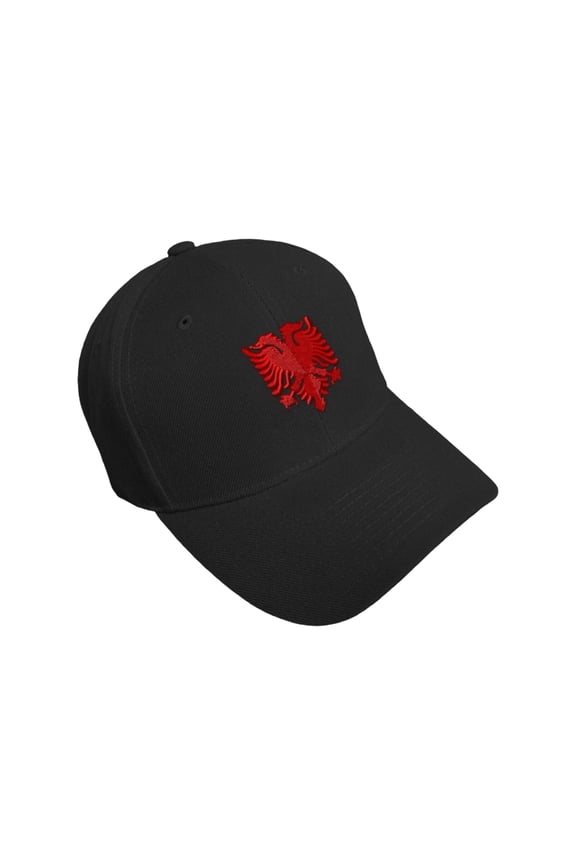 Albanian Eagle Cap Embroidered!!...Baseball Cap Custom Personalized Text Dad Hats for Men & Women Strap Closure