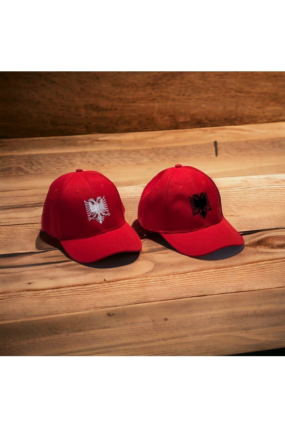 Albanian Eagle Cap Embroidered!!...Baseball Cap Custom Personalized Text Dad Hats for Men & Women Strap Closure