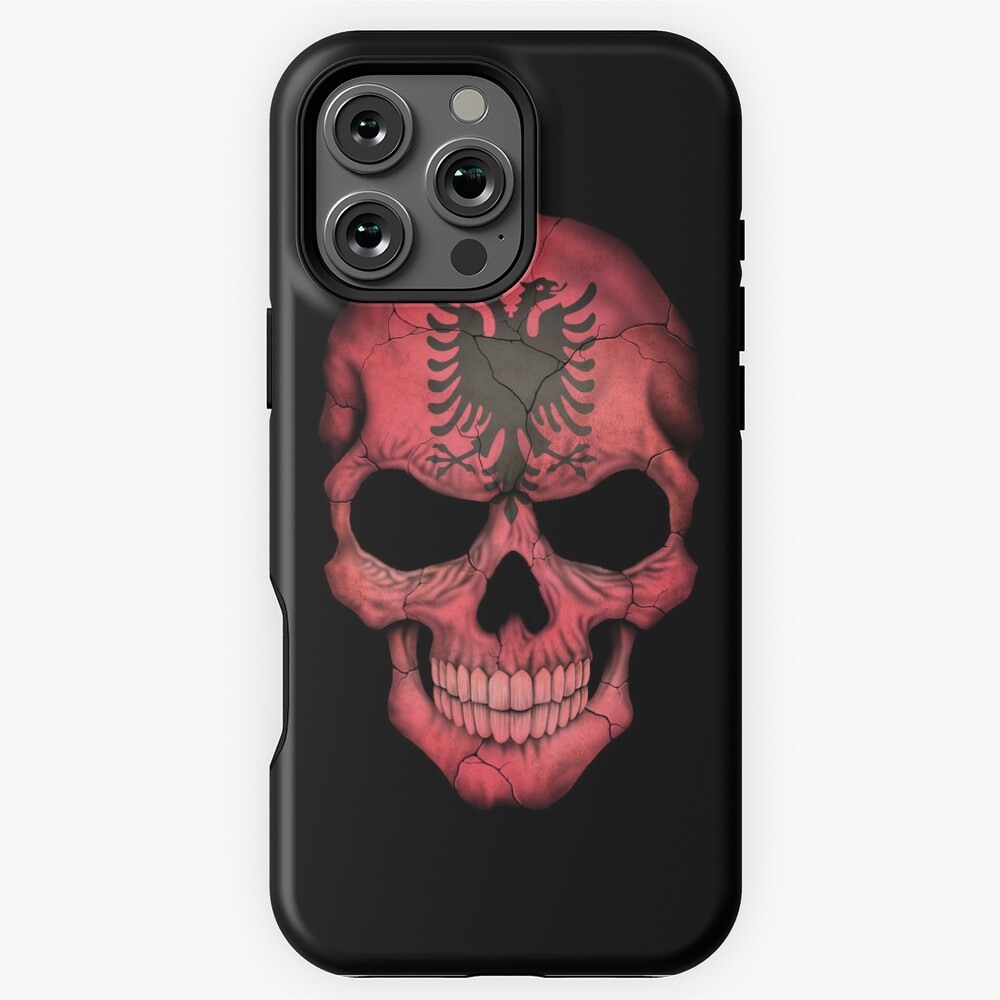 Albanien IPhone 16 Pro Max Hülle – Mit Albanischer Flagge, Stoßfest & Kratzfest – Für Albaner & Kosovo-Fans