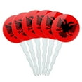 thumbnail image 1 of Albanian National Country Flag Cupcake Picks Toppers - Set of 6, 1 of 1