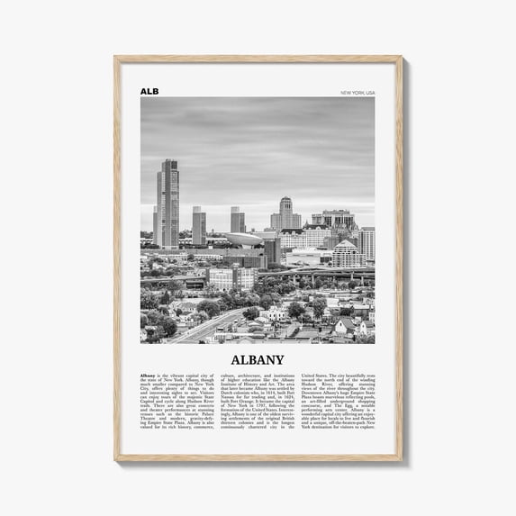 Albany Black And White New York
