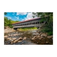 thumbnail image 1 of Albany Covered Bridge - New Hampshire Photography Bridge Landscape Nature Rustic Scenic Travel Poster Water Unframed Wall Art Print 32 x 48 inches, 1 of 7