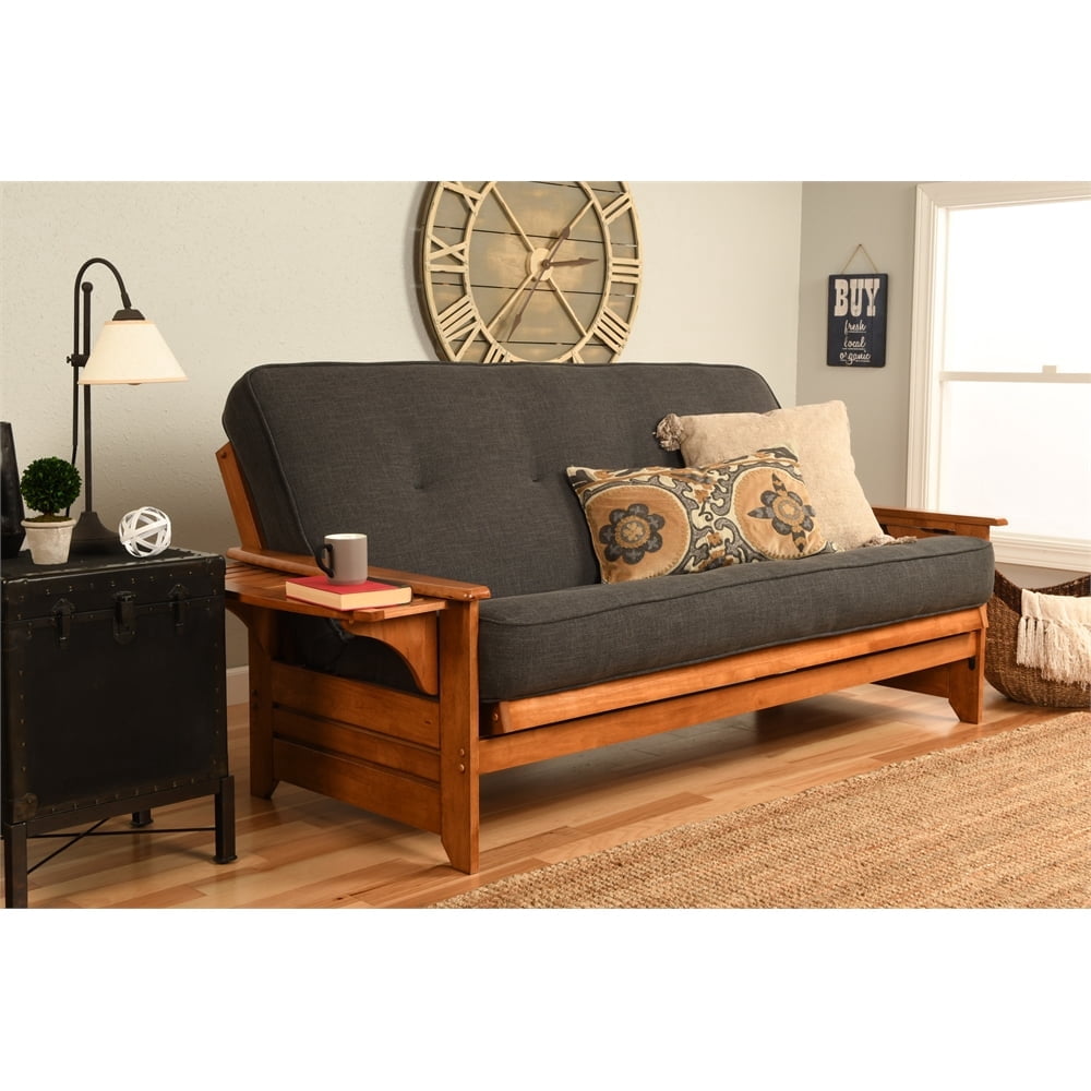 Albany Futon with storage in Barbados Finish, Multiple Colors