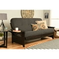 thumbnail image 1 of Albany Futon with storage in Rustic Walnut Finish, Multiple Colors, 1 of 6