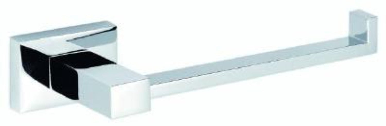 Albany  Polished chrome toilet paper holder without cover. Bath tissue holder