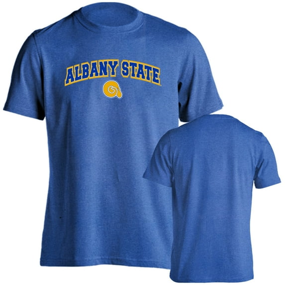 Albany State Golden Rams Classic Arch with Mascot Short Sleeve T-Shirt