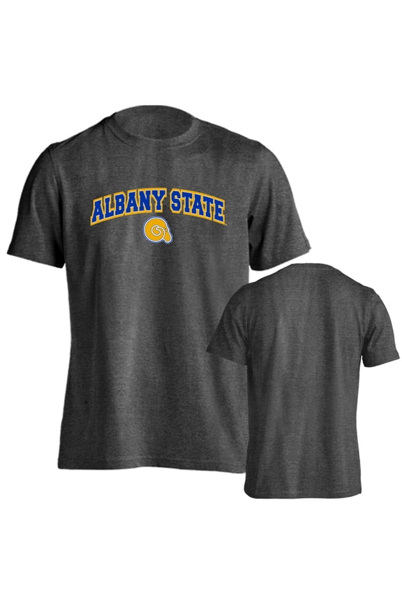 Albany State Golden Rams Classic Arch with Mascot Short Sleeve T-Shirt