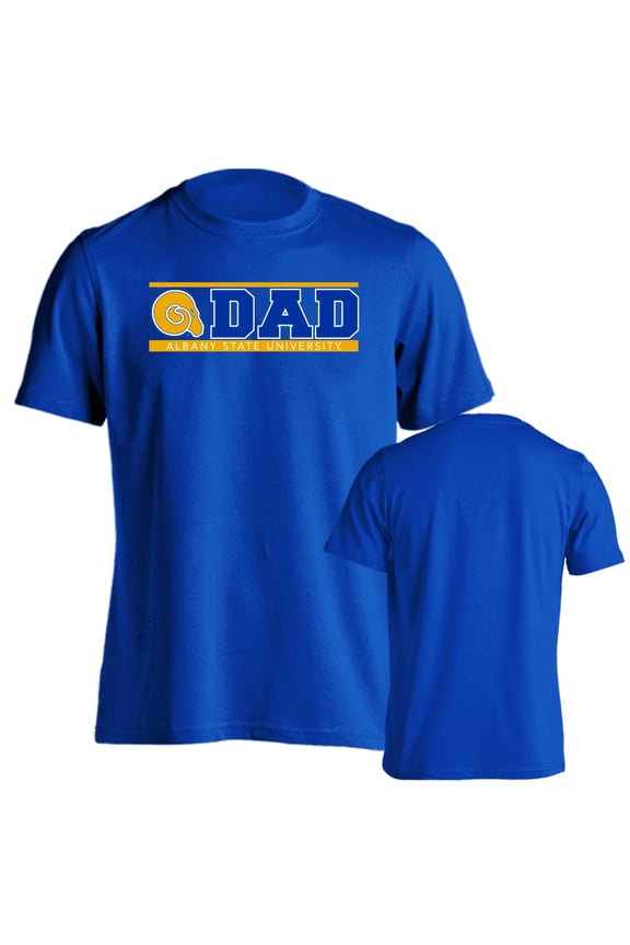 Albany State Golden Rams Dad Proud Parent Short Sleeve T-Shirt