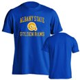 thumbnail image 1 of Albany State Golden Rams Distressed Retro Short Sleeve T-Shirt, 1 of 3