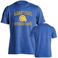 thumbnail image 1 of Albany State Golden Rams Distressed Retro Short Sleeve T-Shirt, 1 of 3