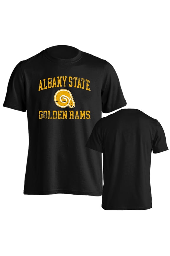 Albany State Golden Rams Distressed Retro Short Sleeve T-Shirt