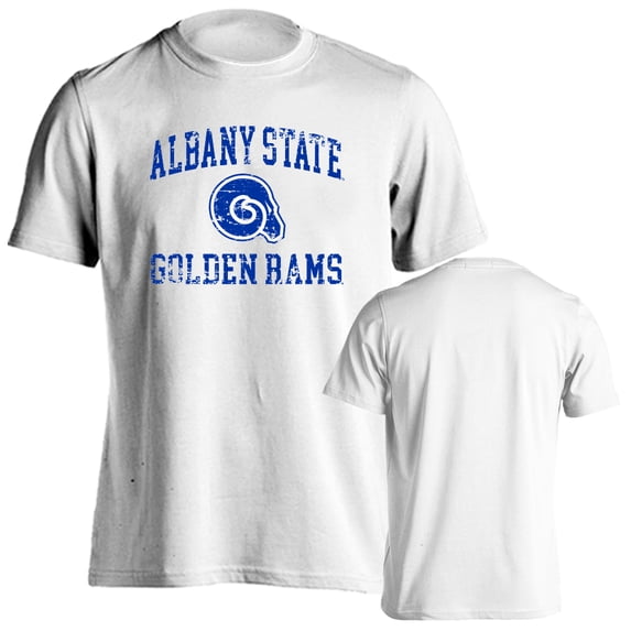 Albany State Golden Rams Distressed Retro Short Sleeve T-Shirt