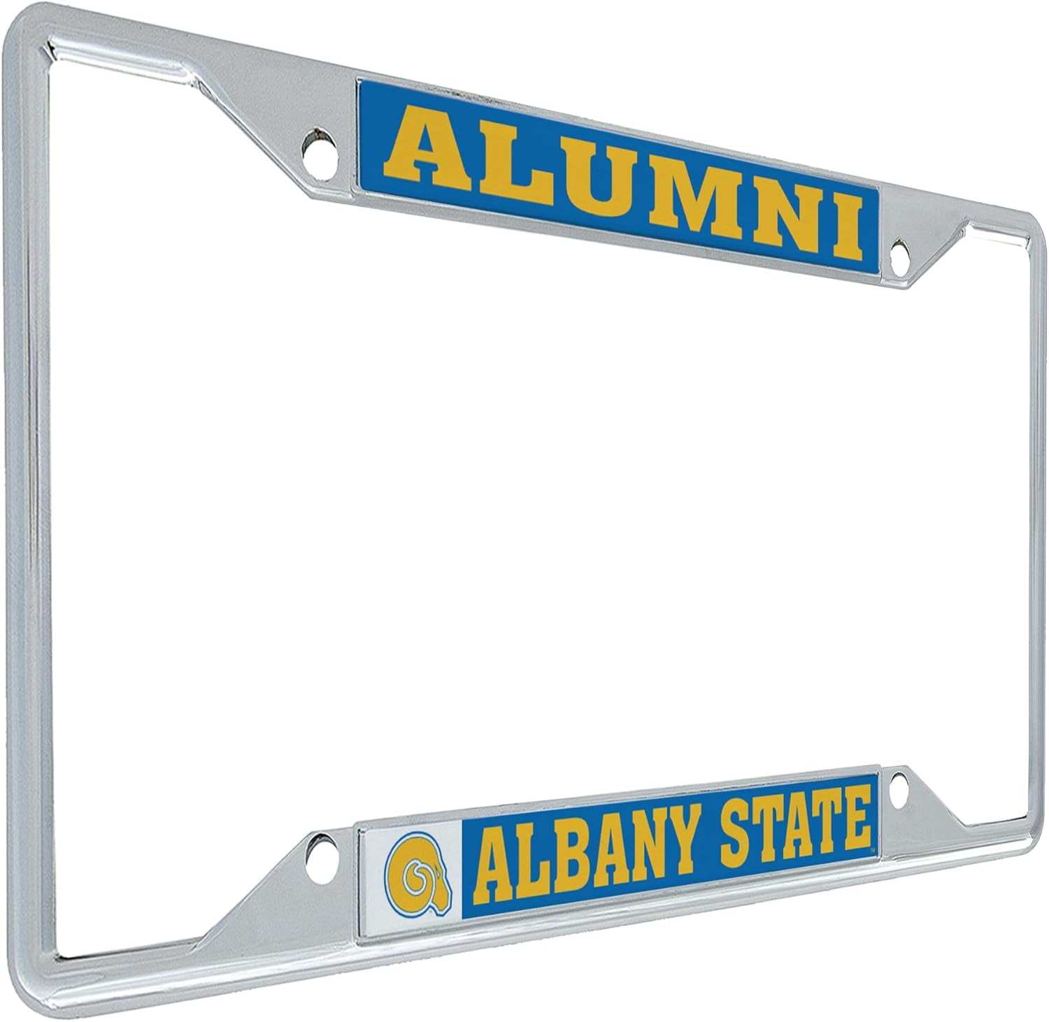 Albany State University Asu Golden Rams Metal License Plate Frame For ...