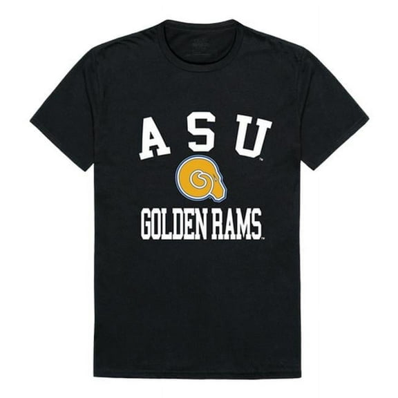 Albany State University Men Arch T-Shirt, Black & White - Small