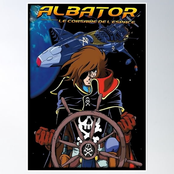 Albator Poster Wall Art, Modern Wall Decor, 8x12 UNFRAMED