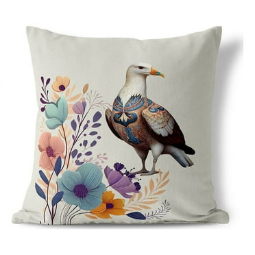 Albatros Indoor/Outdoor Pillow in Blue 16 x 16
