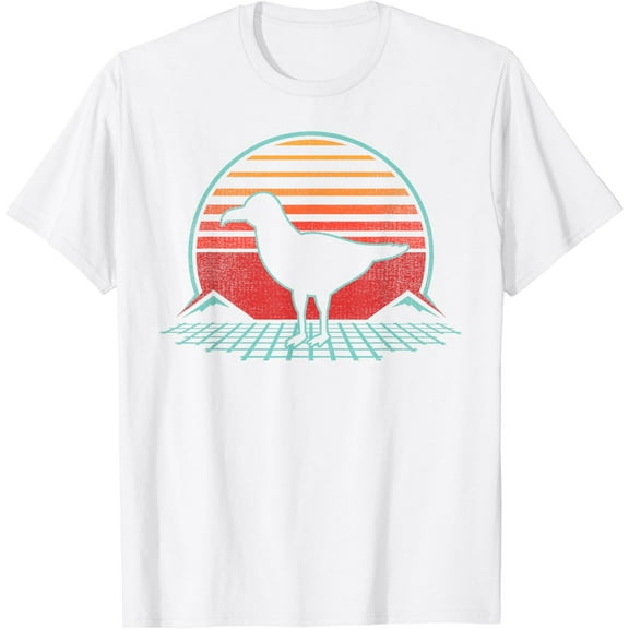 Albatross Lover Bird Animal Retro Vintage 80s Style T-Shirt