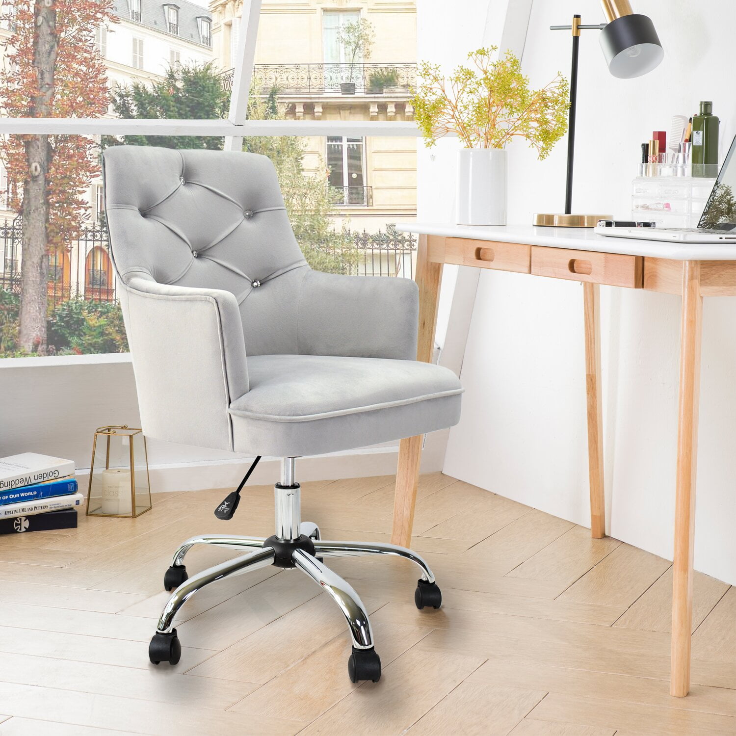 Albaugh Plush Task Chair Minimum Seat Height Floor to Seat