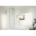 thumbnail image 1 of Albedo 34 in. x 58 in. Frameless Glass Bathtub Shower Door, 1 of 7