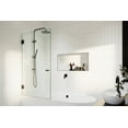 thumbnail image 1 of Albedo 34 in. x 58 in. Frameless Glass Bathtub Shower Door, 1 of 7