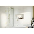 thumbnail image 1 of Albedo 34 in. x 58 in. Fully Frame Glass Bathtub Shower Door, 1 of 7