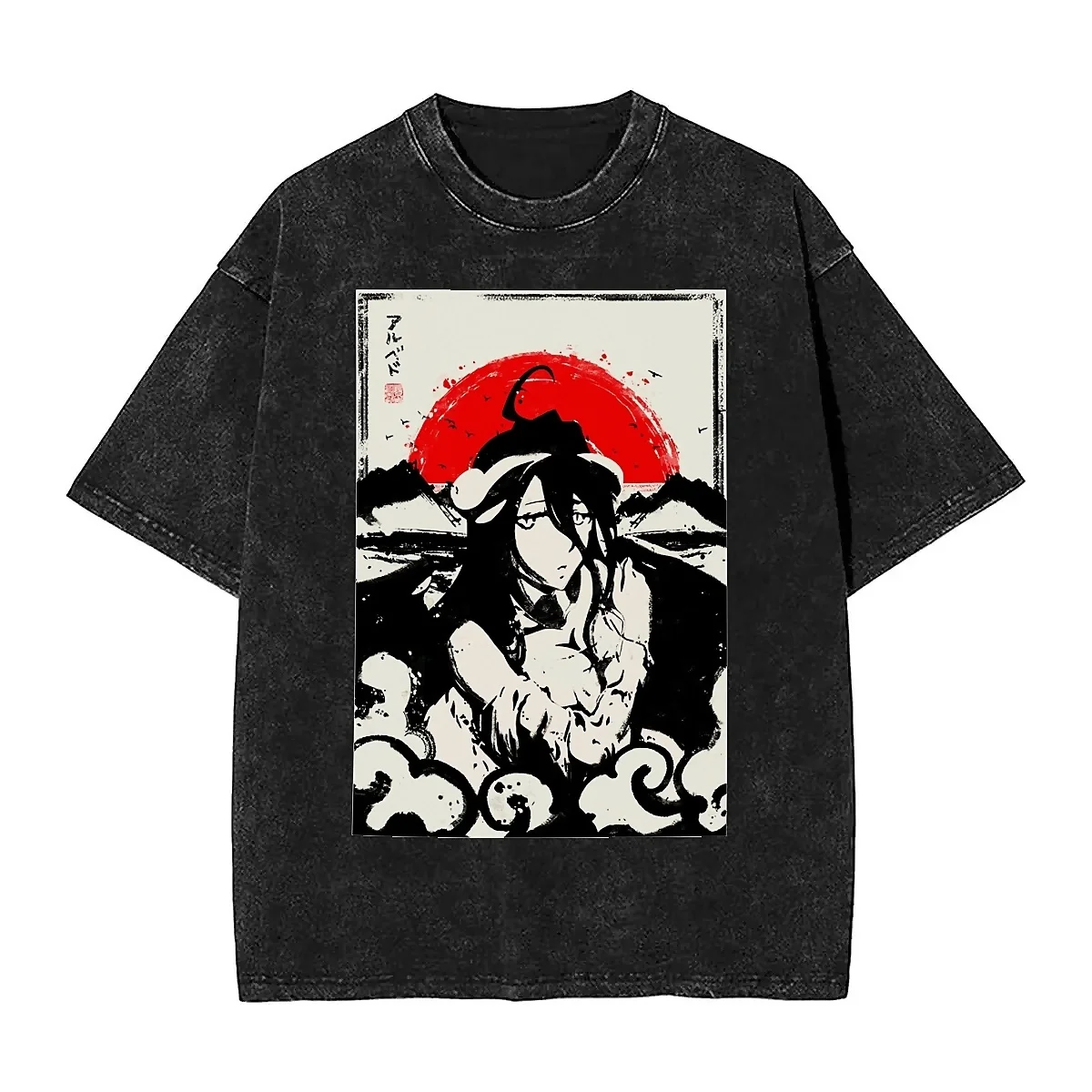 Albedo Japanese T Shirt Summer Overlord Vintage TShirts 2024 Loose