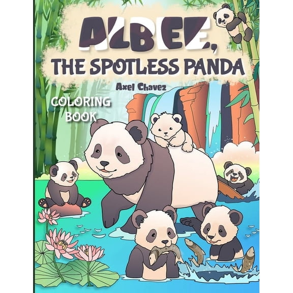 Albee, the Spotless Panda - Coloring Book, (Paperback)