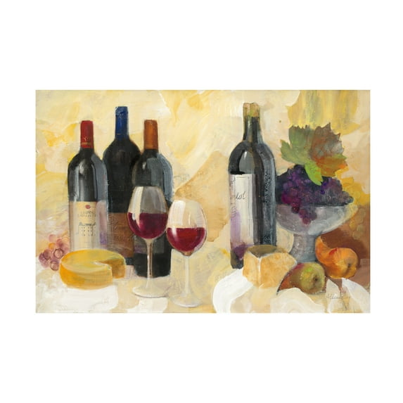 Albena Hristova 'Fine Vintage Reds' Canvas Art