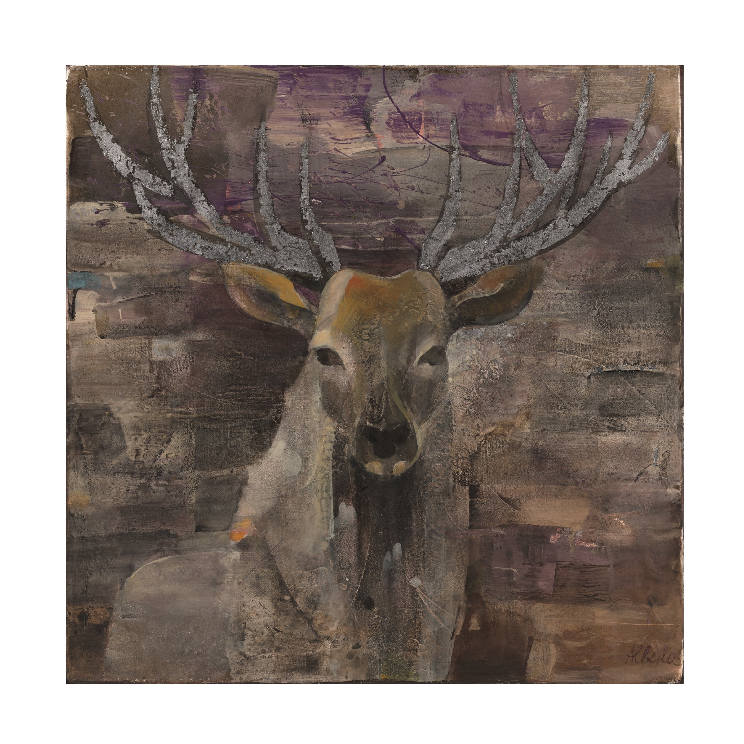 Albena Hristova 'The Leader Deer' Canvas Art