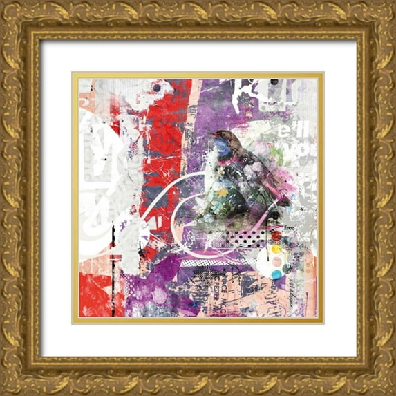 Albers, Teis 12x12 Gold Ornate Wood Framed with Double Matting Museum Art Print Titled - Nestology