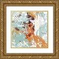 thumbnail image 1 of Albers, Teis 20x20 Gold Ornate Wood Framed with Double Matting Museum Art Print Titled - Peeking eye, 1 of 4