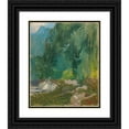 thumbnail image 1 of Albert Besnard 20x24 Black Ornate Framed Double Matted Museum Art Print Titled: The Siesta (C. 1890 - 1920), 1 of 5