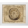 thumbnail image 1 of Albert, Beth 14x12 White Modern Wood Framed Museum Art Print Titled - Antique Map II, 1 of 4