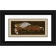 thumbnail image 1 of Albert, Beth 14x9 Black Ornate Wood Framed with Double Matting Museum Art Print Titled - Angel Love, 1 of 4