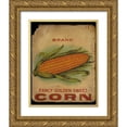 thumbnail image 1 of Albert, Beth 20x24 Gold Ornate Wood Framed with Double Matting Museum Art Print Titled - Vintage Corn, 1 of 4