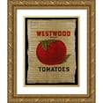 thumbnail image 1 of Albert, Beth 20x24 Gold Ornate Wood Framed with Double Matting Museum Art Print Titled - Vintage Tomatoes, 1 of 4